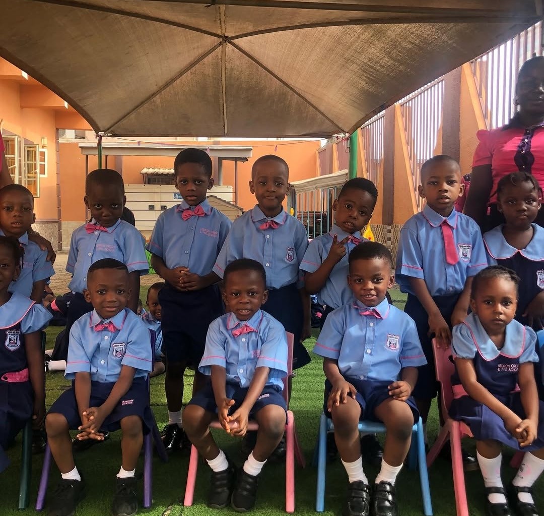 Pupils seated together at a school event